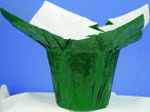 Mylar Cover for 4 inch Pots - Green